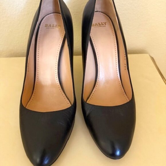 BALLY DILMA  leather HEELS - Picture 1 of 6